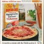 1961 Chef Boy-Ar-Dee Ad "Complete spaghetti dinner"