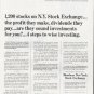 1965 Members New York Stock Exchange Ad "1,200 stocks"