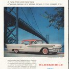 1958 Oldsmobile Ad "free-and-easy" ~ (model year 1958)