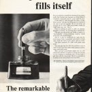 1961 Parker Pen Ad "fills itself"