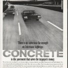 1963 Portland Cement Association Ad "no substitute"