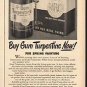 1948 Gum Turpentine Ad "Paint Now"