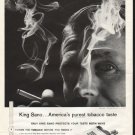 1961 King Sano Cigarettes Ad "purest tobacco taste"