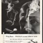 1961 King Sano Cigarettes Ad "purest tobacco taste"