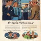 1948 Stetson Hats Ad "Ray Milland"