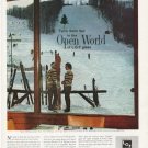 1963 Libbey Owens Ford Ad "Open World"