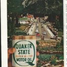 1958 Quaker State Motor Oil Ad "Banff, Canada"
