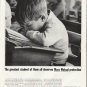 1964 Massachusetts Mutual Life Insurance Ad "The greatest student"