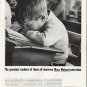 1964 Massachusetts Mutual Life Insurance Ad "The greatest student"