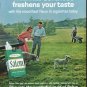 1964 Salem Cigarettes Ad "freshens your taste"
