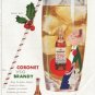 1958 Coronet Brandy Ad "Season's best"