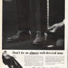 1961 Roblee Shoes Ad "almost well-dressed man"
