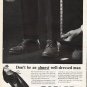 1961 Roblee Shoes Ad "almost well-dressed man"