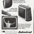 1965 Admiral Television Ad "New Admiral 21""