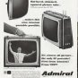 1965 Admiral Television Ad "New Admiral 21""