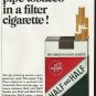 1965 Half and Half Cigarettes Ad "Great new taste"