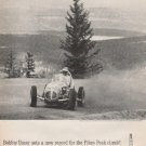 1961 Champion Spark Plugs Ad "Pikes Peak climb"