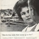 1961 Foundation for Commercial Banks Ad "go so far"