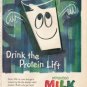 1961 American Dairy Association Ad "Protein Lift"