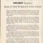 1961 Holiday Magazine Ad "Fine Food"