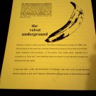 Lou Reed) Velvet Underground Live MCMX111 new op '94 Press Release