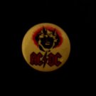 AC DC Angus Young Face New oop '88 UK Tour Pinback
