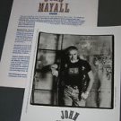 blues breakers) john mayall BIG spinning coin 1995 press kit & photo