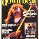Down beat jazz Magazine Feb1988 Carlos Santana Jaco Pastorius