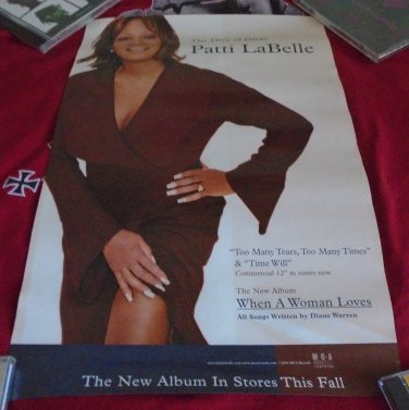 Labelles R&B) Patti Labelle In Dress When A Woman Loves New 2000 Promo Poster