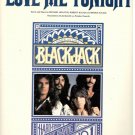Michael Bolton & Blackjack Love Me Tonight Mint '79 Sheet Music