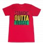 straight out reggae red 2xl tee made in mexico. MINT