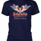hawkwind sonic attack new 2018 UK 2xl tee logo on both sides