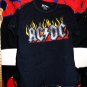 ac dc flames logo 2021 official mdse new XS tee - angus hard rock-thunderstruck ac dc mdse