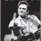 johnny cash middle finger NEW poster - country san quentin