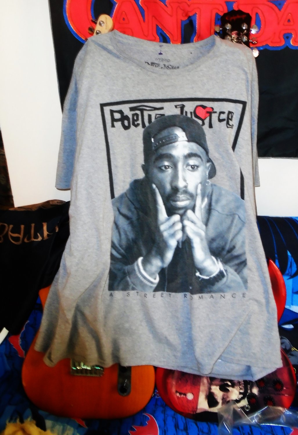 tupac poetic justice 3xl tee - gangsta rap hip hop harlem thug life