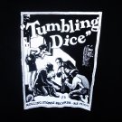 rolling stones tumbling dice gangster logo XL tee - mick keith flowers heaven