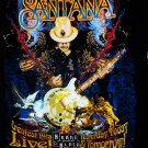 carlos santana greatest hits live house of blues 2000s L woman tee - abraxas jingo viva