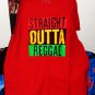 straight out reggae red 2xl tee made in mexico. MINT