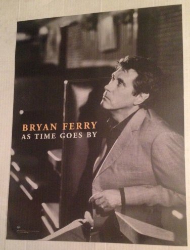 Roxy Music) Bryan Ferry As Time Goes By New op '99 Promo Poster