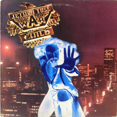 ian anderson jethro tull war child 1974 lp & lyric sleeve - flute aqualung a