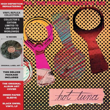 Hot Tuna The Phosphorescent Rat BLACK SWIRL high definition vinyl 1000 copies