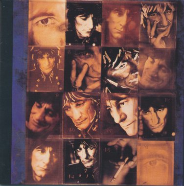 Faces Rolling Stones) Ron Wood Slide On This VG+ op '92 Art Promo Poster