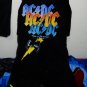 ac dc for those about to rock logo new L womens tee - hard rock guitar black ice