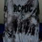 ac dc official lighting logo L over sized tee - angus malcom hard rock