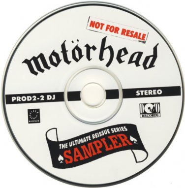 Lemmy & Motorhead Ultimate Reissue Sampler New op '96 Promo CD