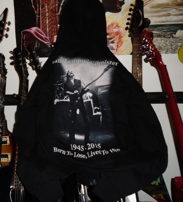 motorhead lemmy born to lose-live to win tribute 1945-2015 new discontinued S hoodie