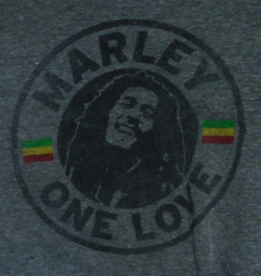 bob marley one love L unisex official tee - natural mystic rebel music jamaica