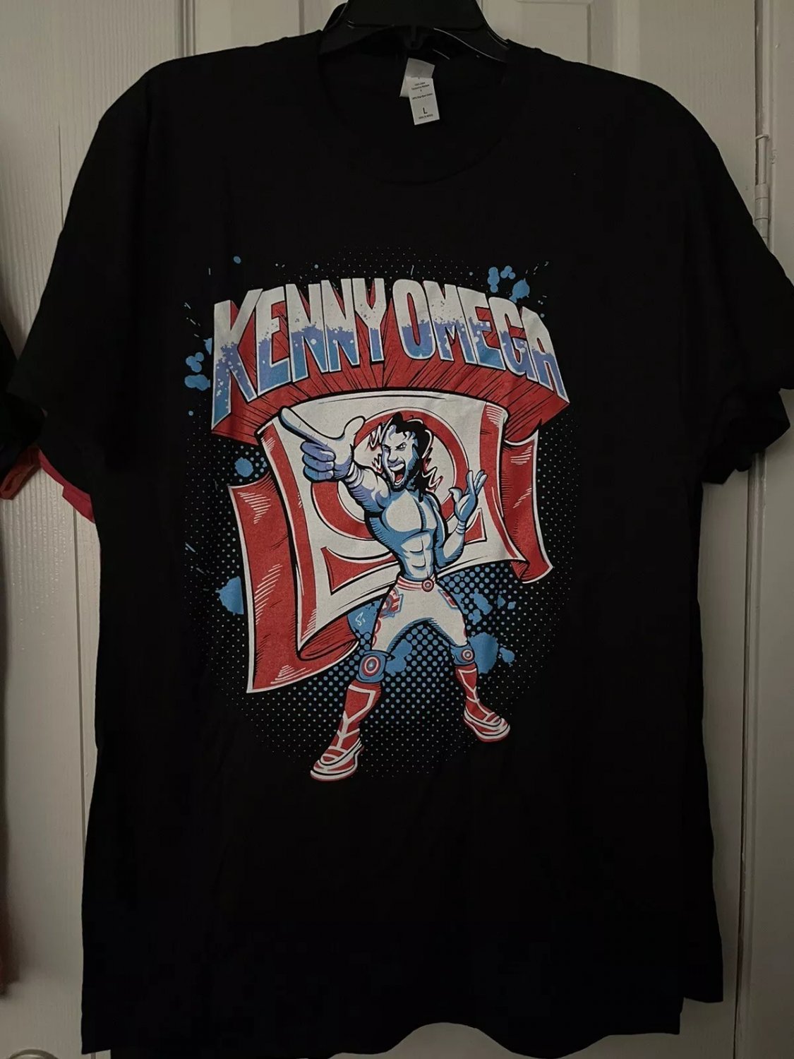 kenny omega aew wrestler fighter L tee - canada champ deep south wrestling will