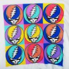 grateful dead colorful skulls 2xl official woman tee - jerry garcia candyman