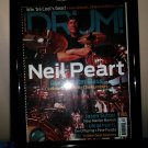rush neil peart mint official drum mag metal framed glass tribute - drums 2112 signals